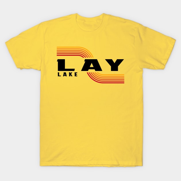 Lay Lake 80's Retro T-Shirt by Alabama Lake Life